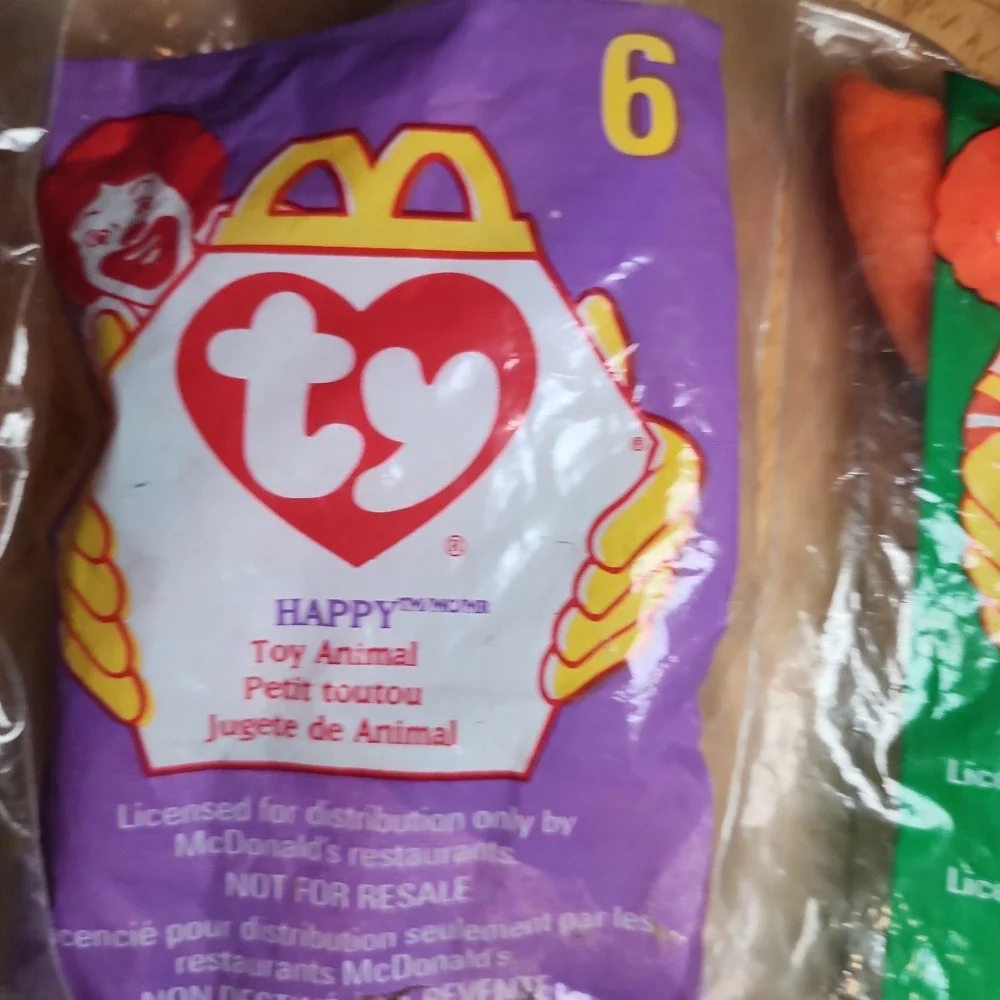 Ty Benie Babies Happy Meal Toys 1993